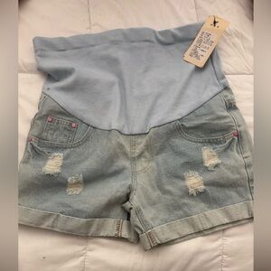 Maternity Jean shorts